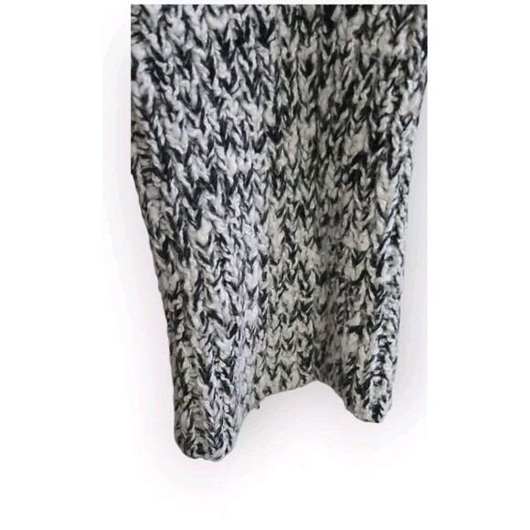 Free People Crop Sweater Womens Small Gray Marbled Electric City Linen Cotton - Picture 7 of 8